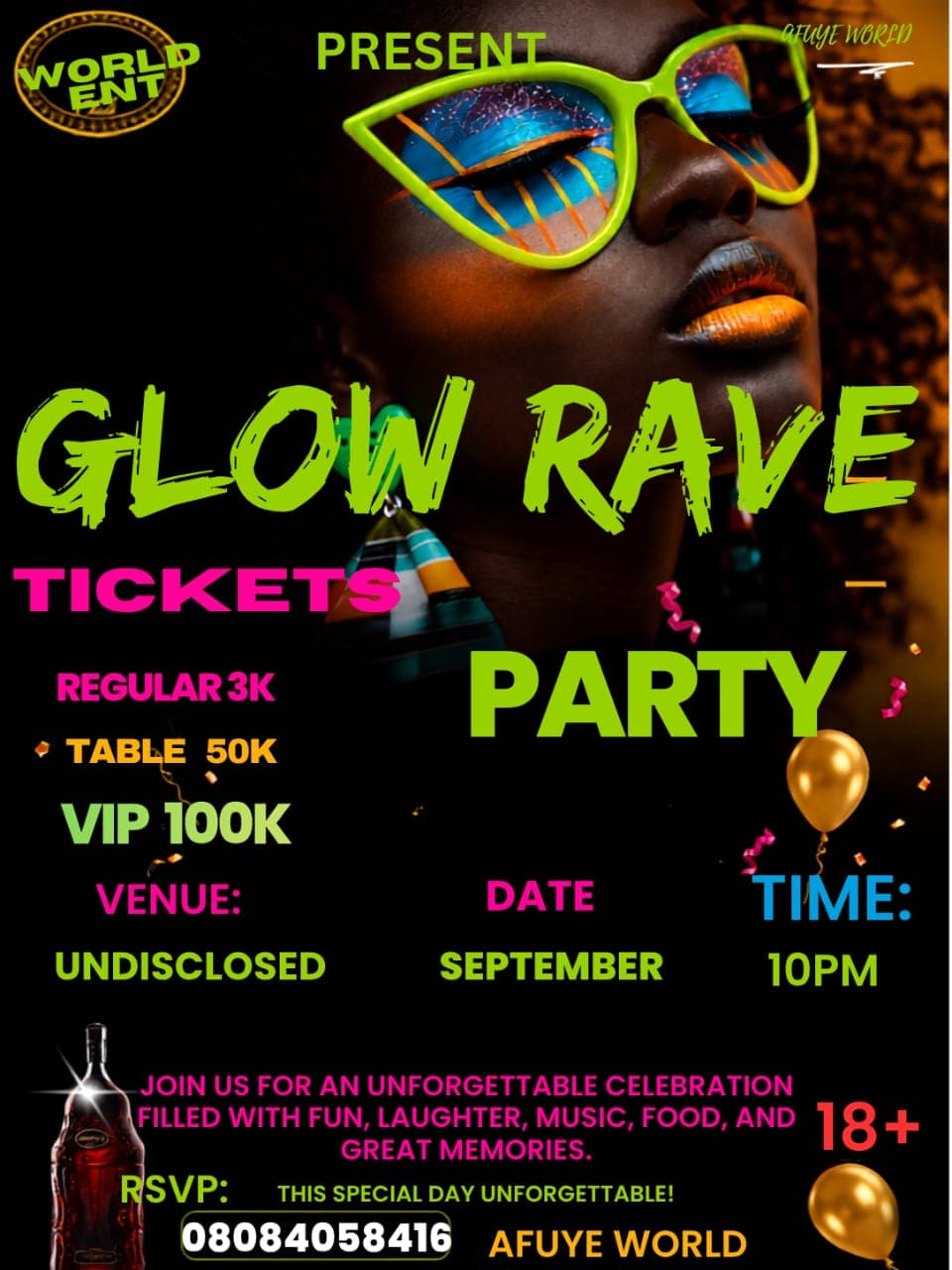 GLOW RAVE PARTY