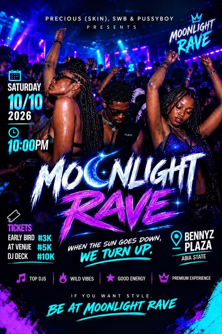 Moonlight rave