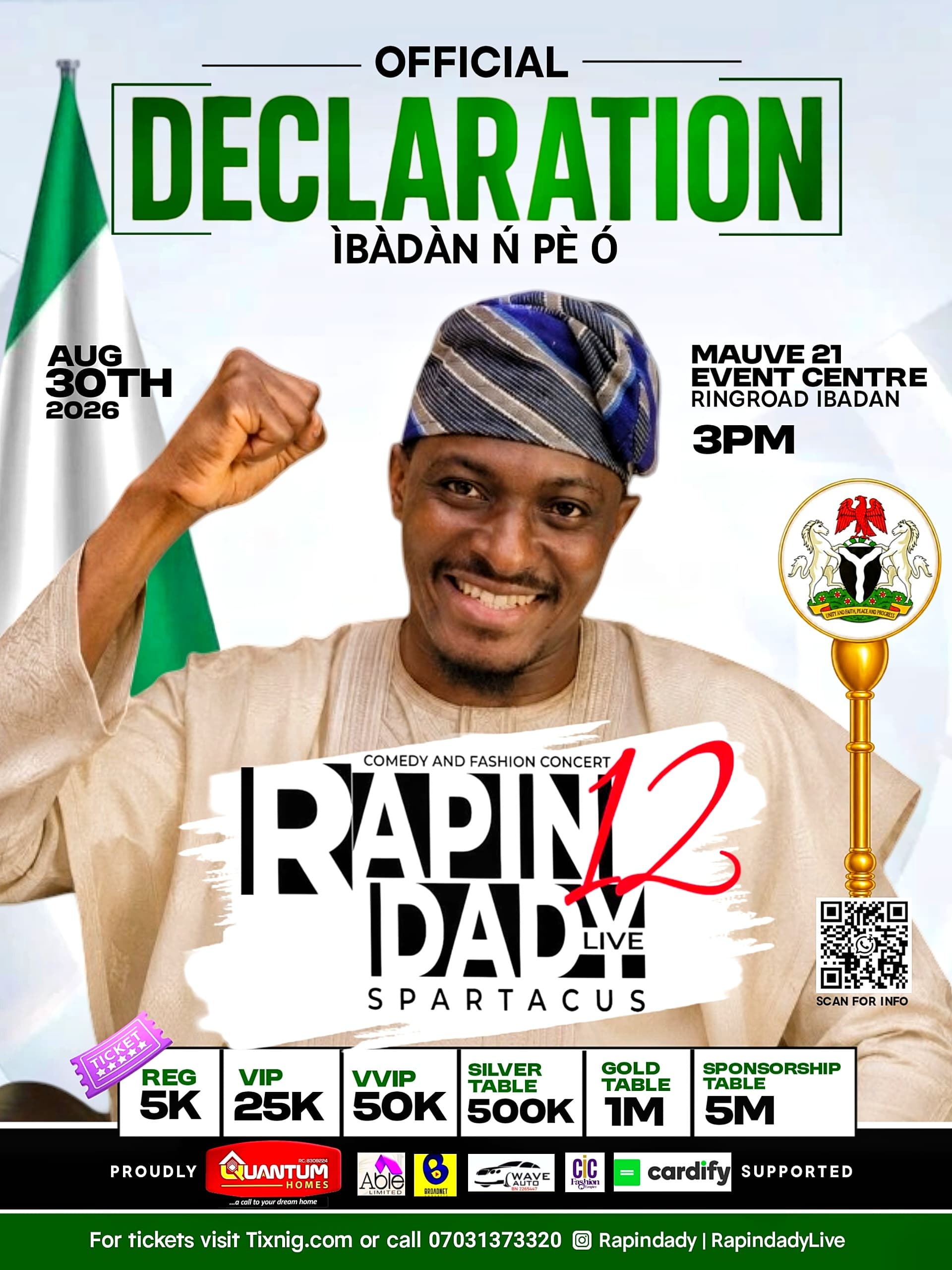 Rapindady Live Spartacus 12