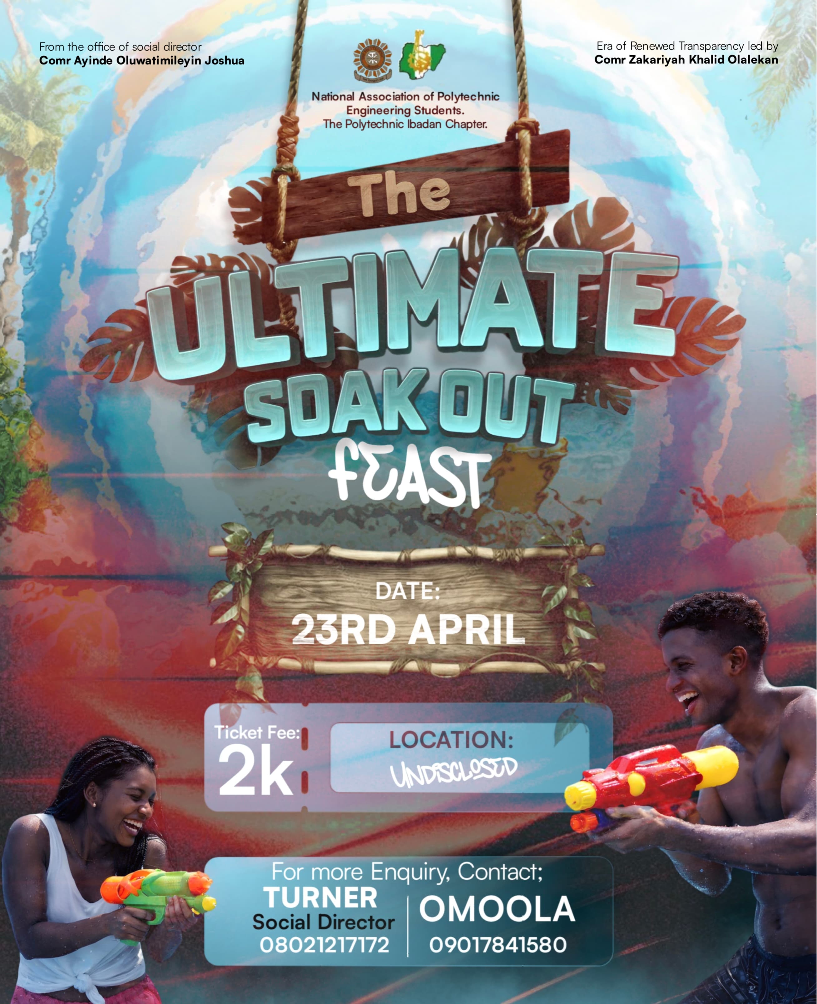 THE ULTIMATE SOAK OUT FEST