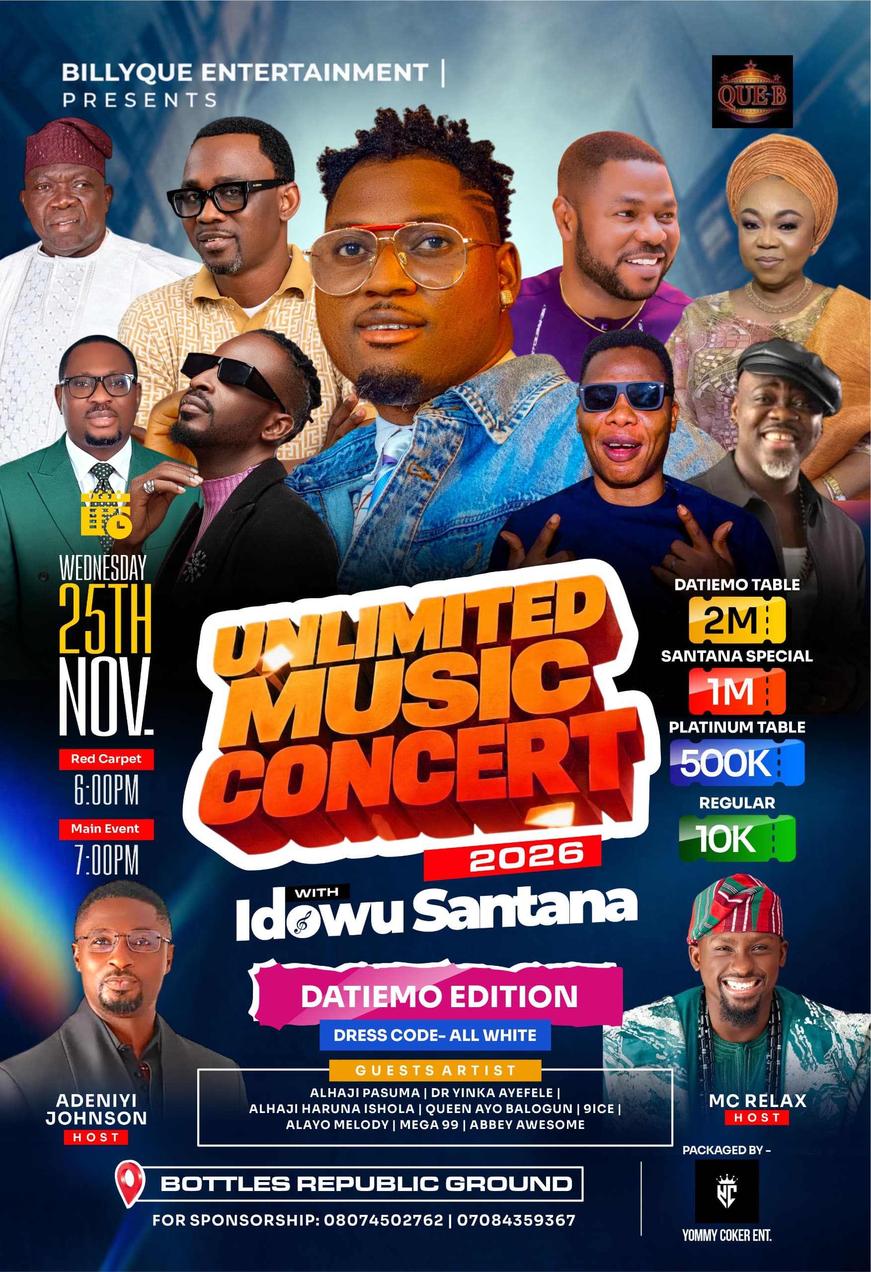 UNLIMITED CONCERT WITH IDOWU SANTANA